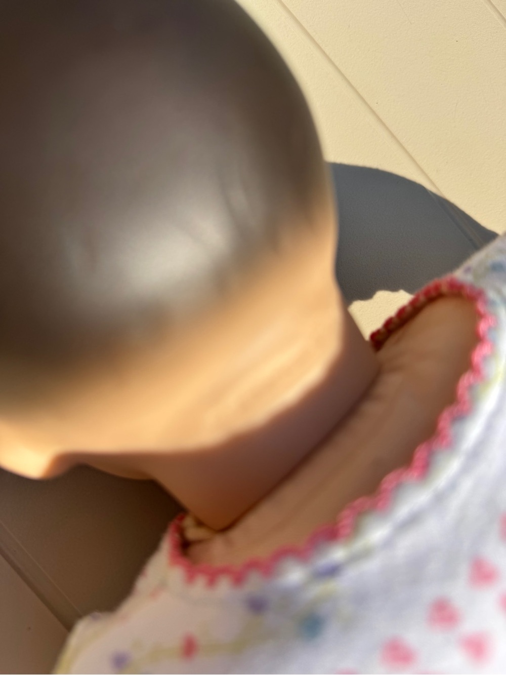 American Girl Baby Doll in Pink & White Sleep Outfit with Plush Bear - Picture 7 of 15